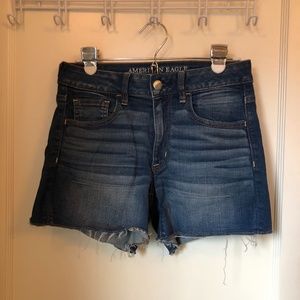 High waist American eagle denim shorts